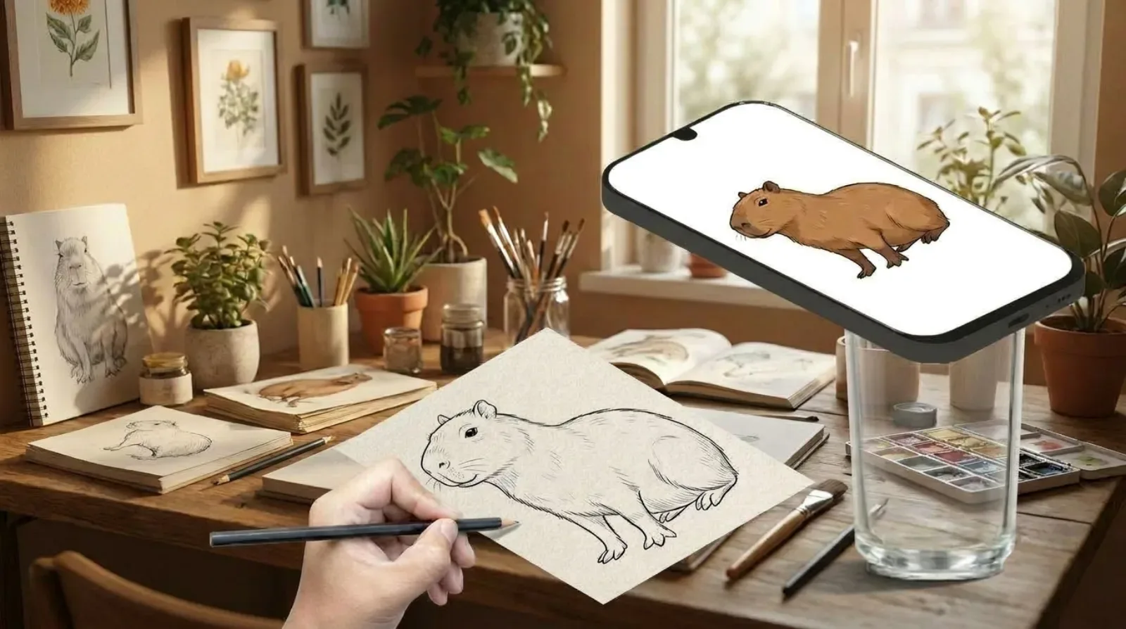 How to Trace a Drawing or Photo onto Paper with Your Phone