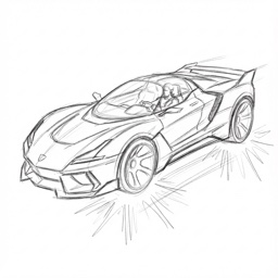 ARTrace drawing template example 5